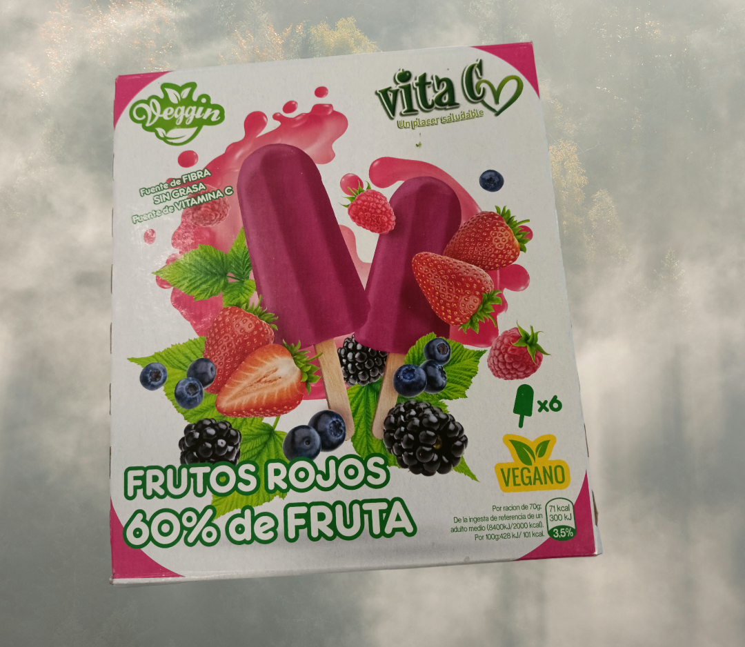 HELADO DE FRUTOS ROJOS