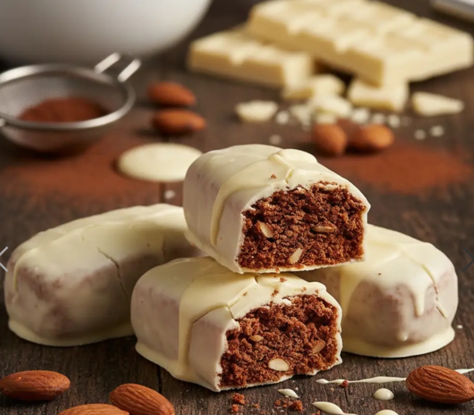 MANTECADO DE ALMENDRA CHOCOLATE BLANCO